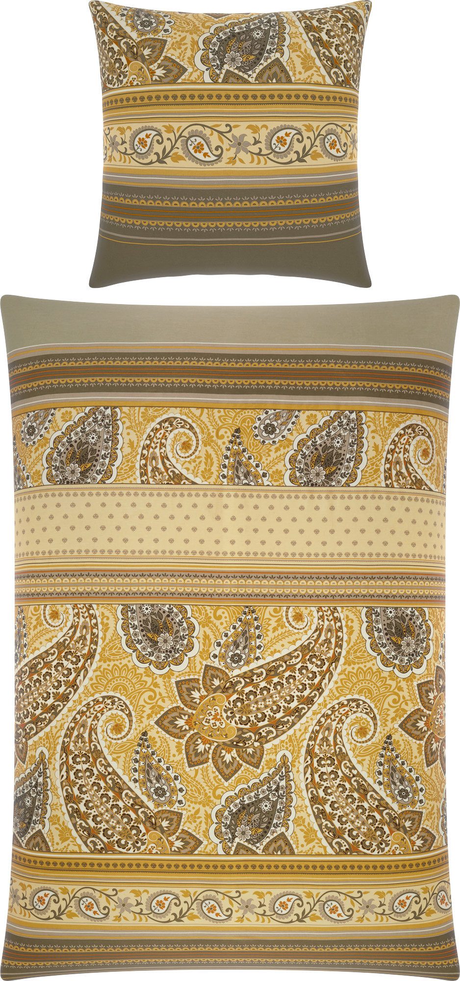 Erwin Müller Bettwäsche Bettwäsche, Mako-Satin, Paisley