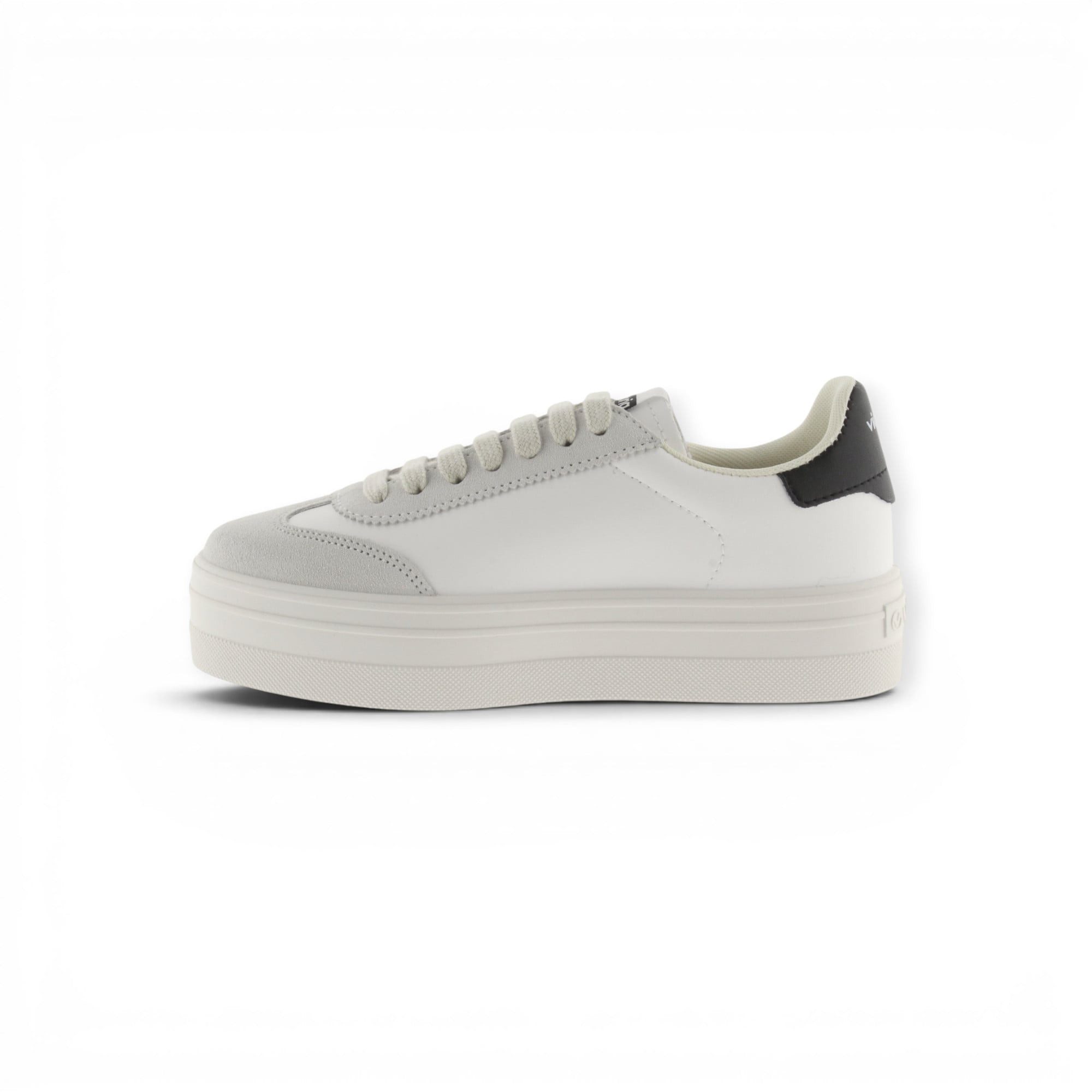 Victoria Barcelona Ciclista (Lederoptik/Veloursleder) - weiss/grau/schwarz Sneaker