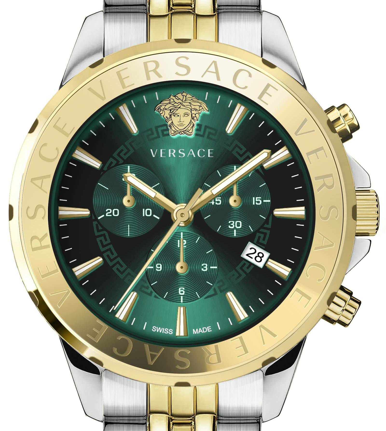 Versace Quarzuhr Analoguhr für Herren, (1-tlg)