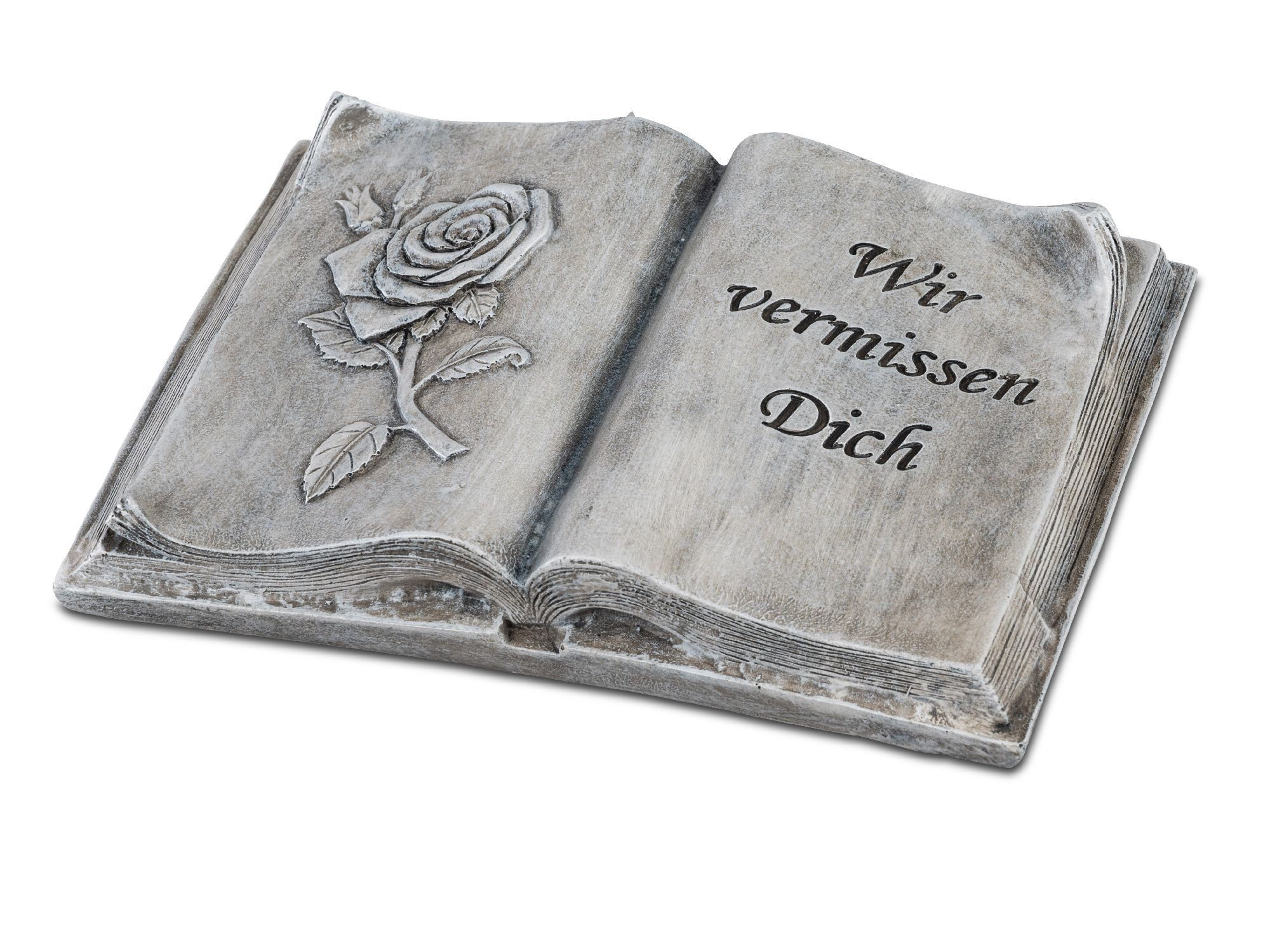 formano Dekofigur Trauerdekoration, Farbe: Grau, Motiv: Buch günstig online kaufen