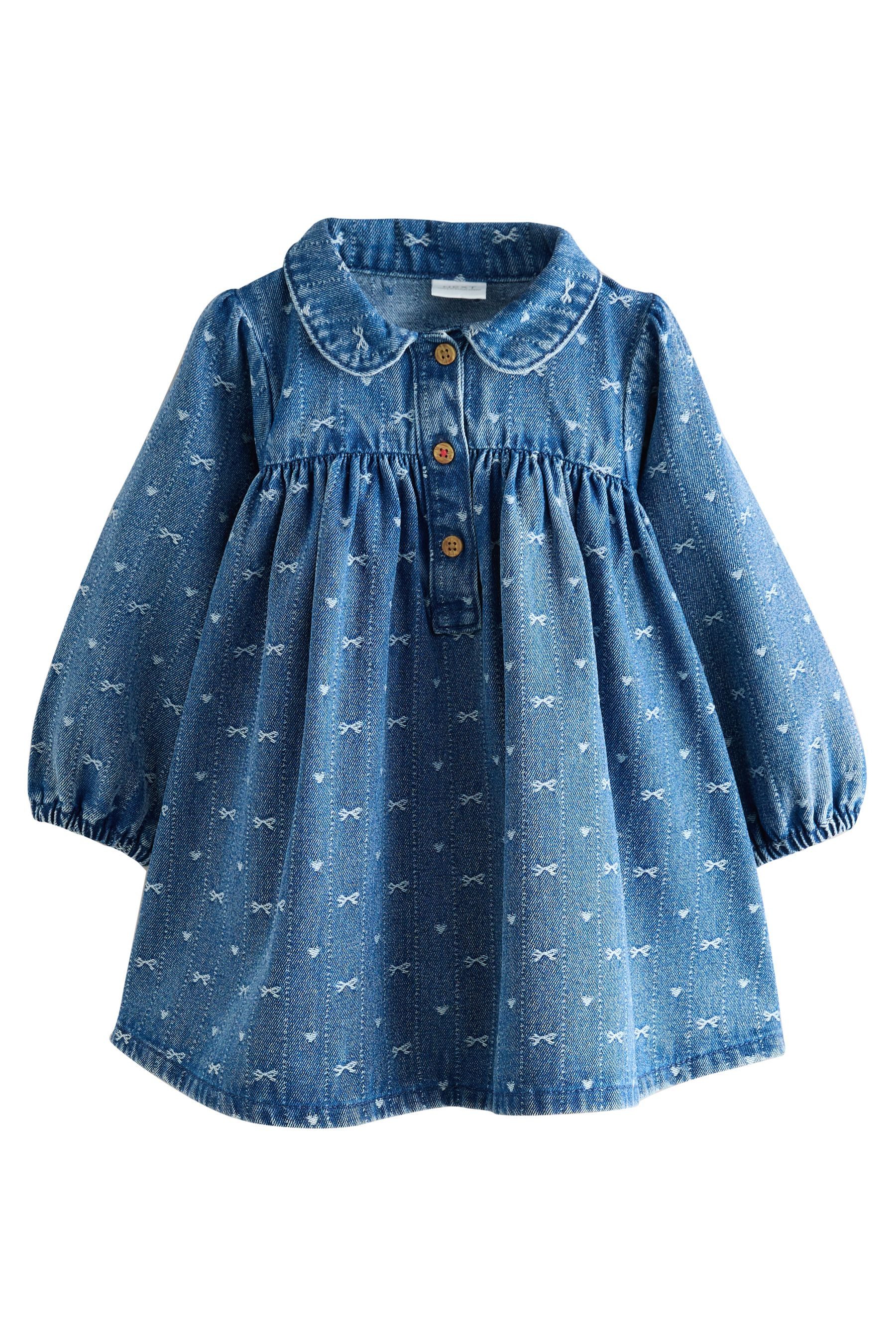 Next Hemdblusenkleid Langarmkleid mit Kragen (1-tlg) günstig online kaufen
