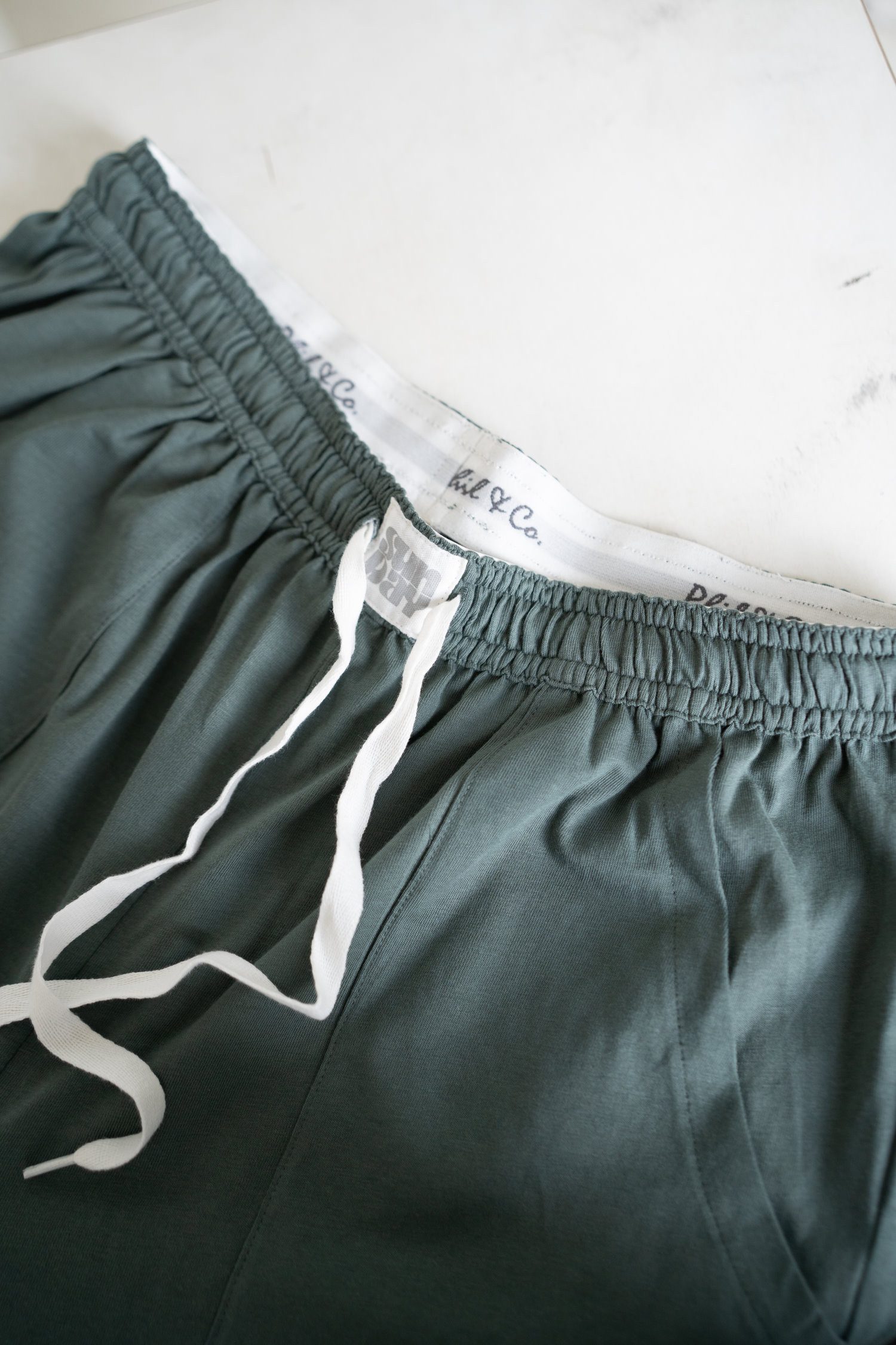 Phil & Co. Schlafanzug Herren Pyjama mit Bündchen (2 tlg) Baumwolle