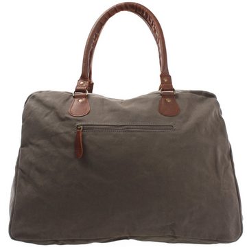 LECONI Weekender Reisetasche Handgepäck Canvas Leder LE2012