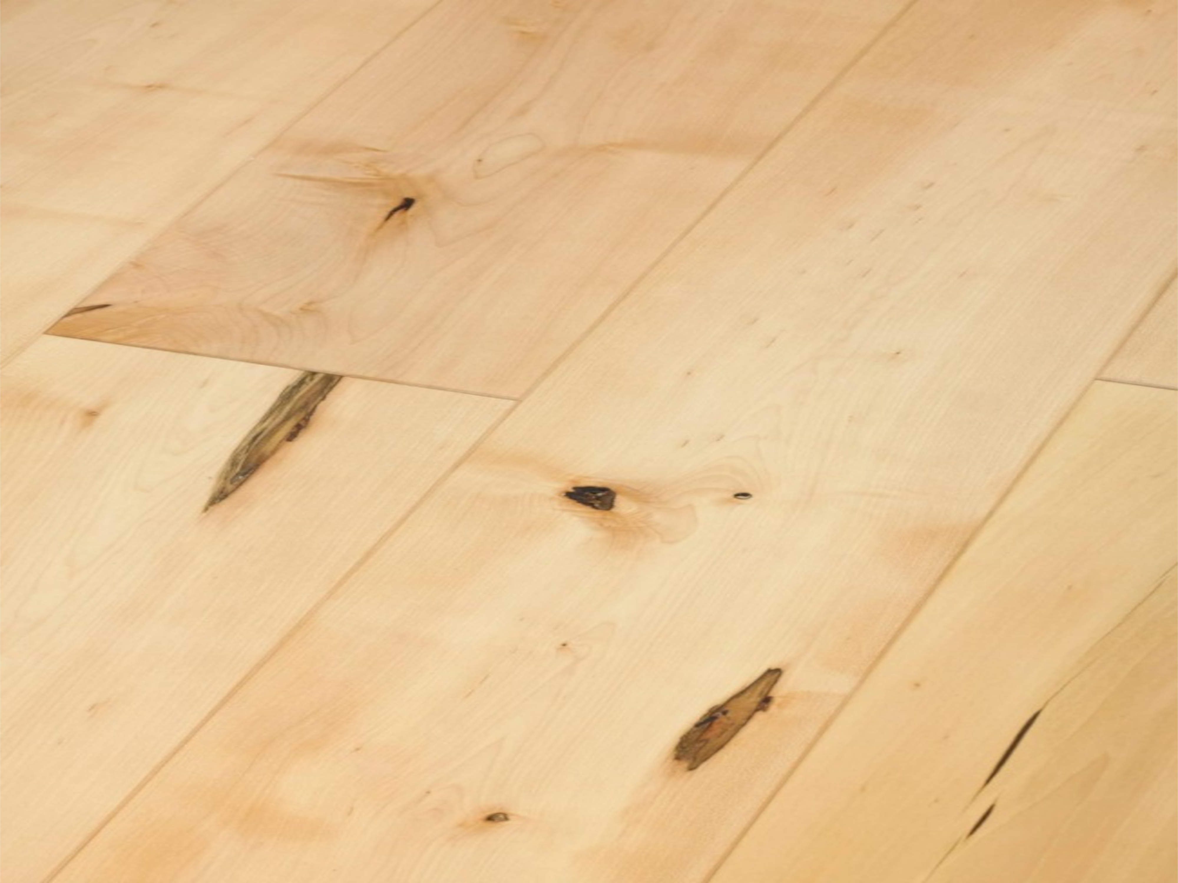 Timefloor Parkett Massivholzdiele Ahorn ABCD naturbelassen, 10 St.