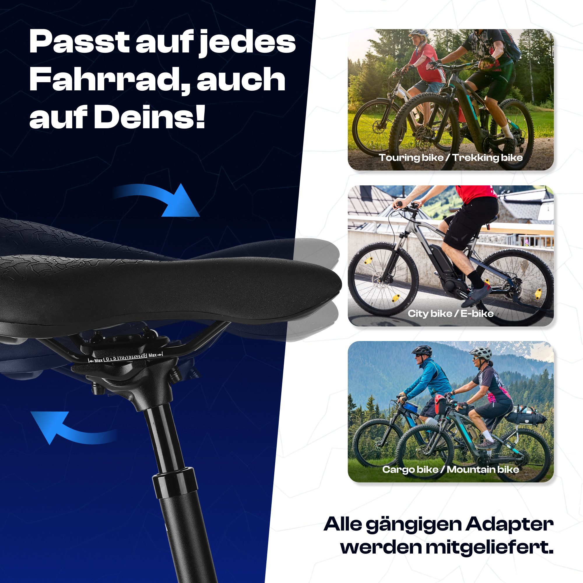 Alpensattel Federsattelstütze Sattelstütze – Bild 4 von 5