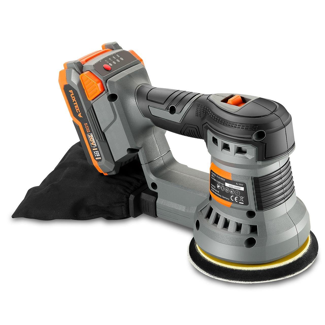 FUXTEC Rotationsschleifer FX-E1RS20-SET