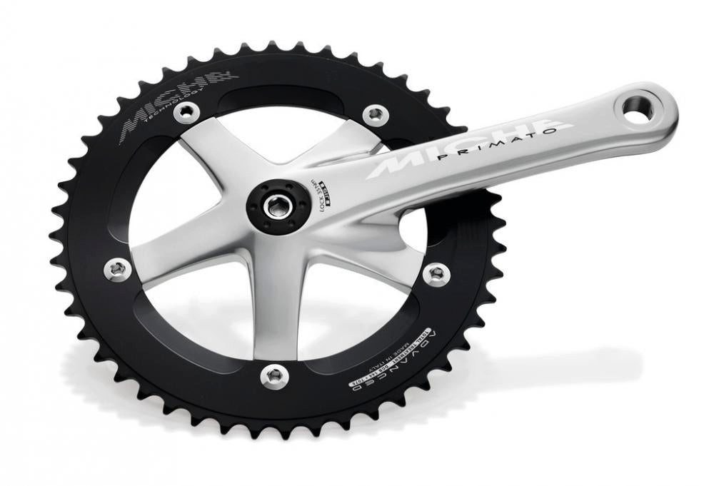 Miche Fahrradkurbel Miche Kurbelgarnitur Primato Advanced 170 mm lg. BCD 144 48Zähne schwa