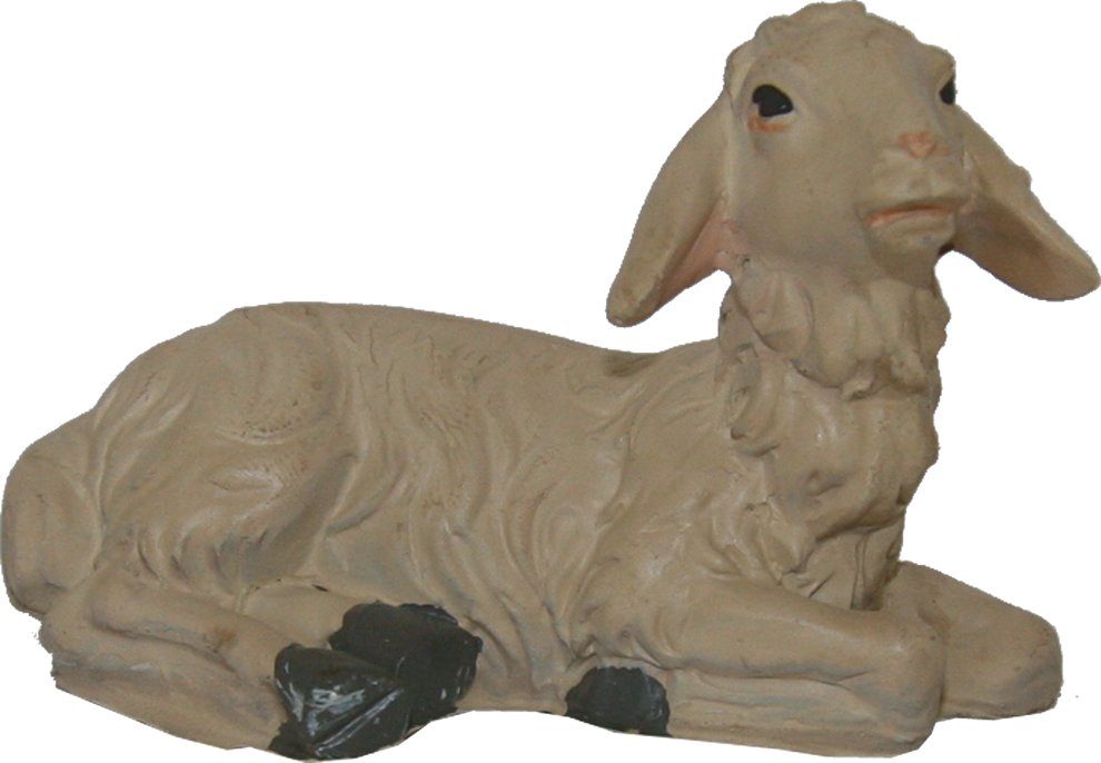 FADEDA Tierfigur FADEDA Schaf liegend, Höhe in cm: 2,5 (1 St)