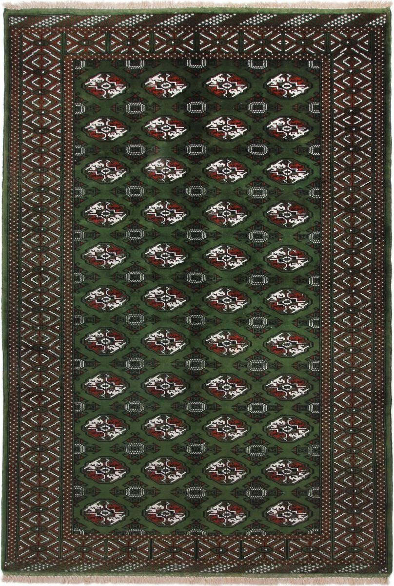 Orientteppich Turkaman 201x295 Handgeknüpfter Orientteppich / Perserteppich, Nain Trading, rechteckig, Höhe: 6 mm