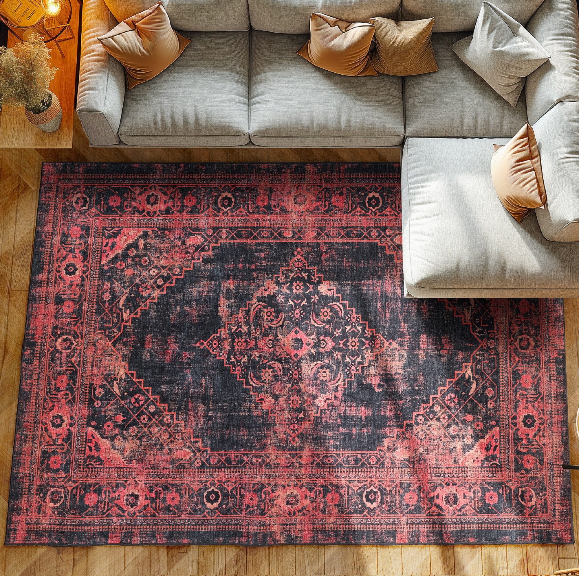 SIMPEX24 Designteppich Orientalisch Design, Läufer, Höhe: günstig online kaufen