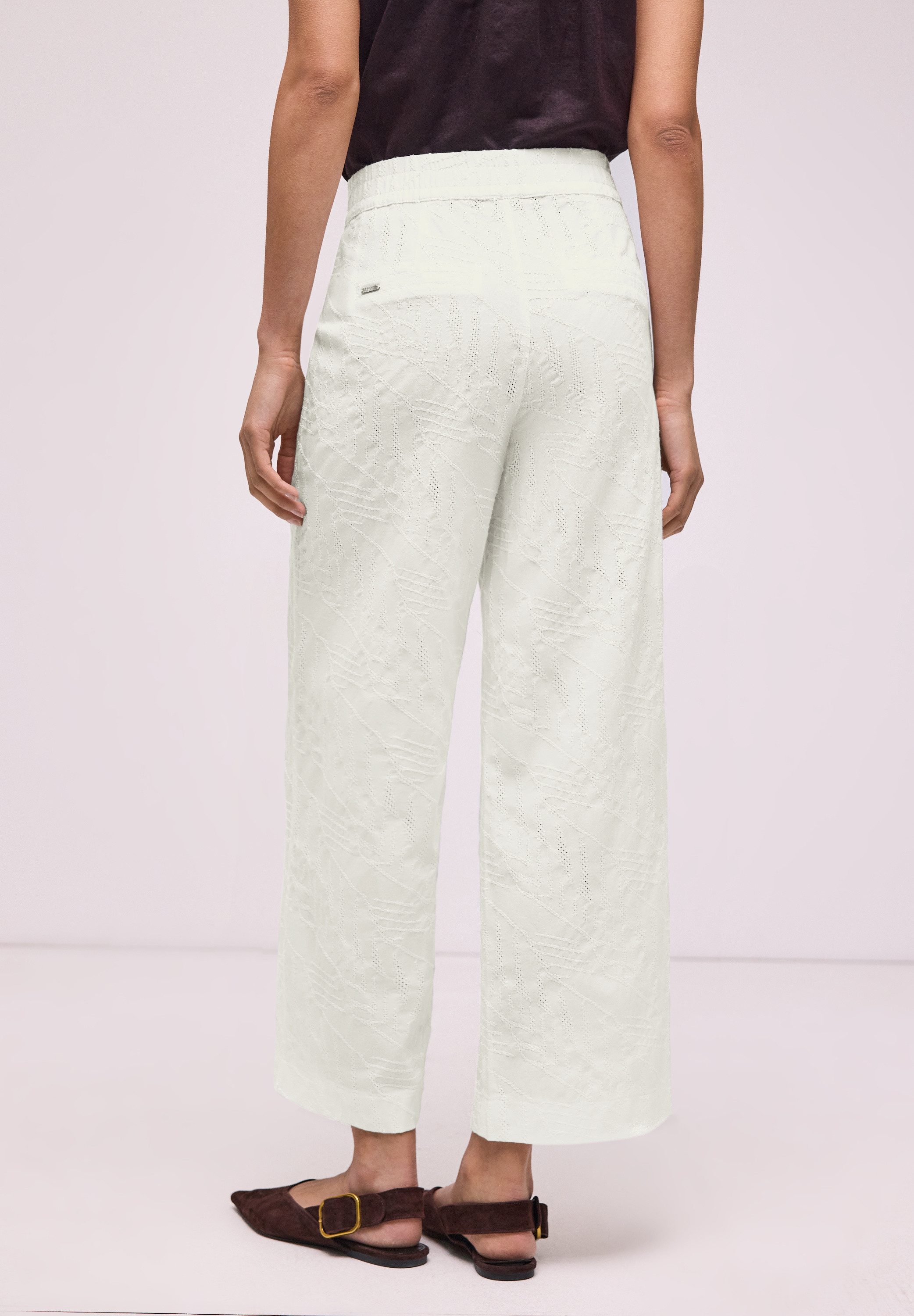 STREET ONE Stoffhose High Waist