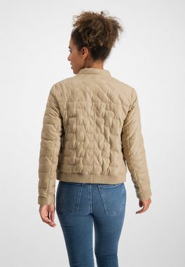 Milestone Lederjacke MS-Denise gefütterte Steppjacke aus Lammnappa Leder