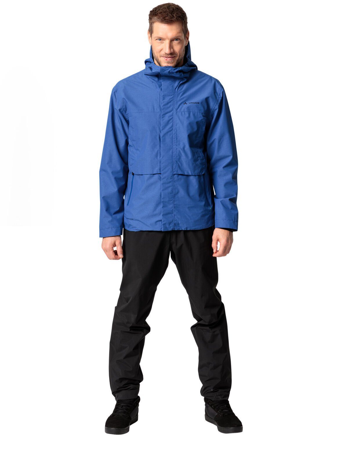 (1-St) Pro Comyou VAUDE Outdoorjacke Rain royal Klimaneutral Men's kompensiert Jacket