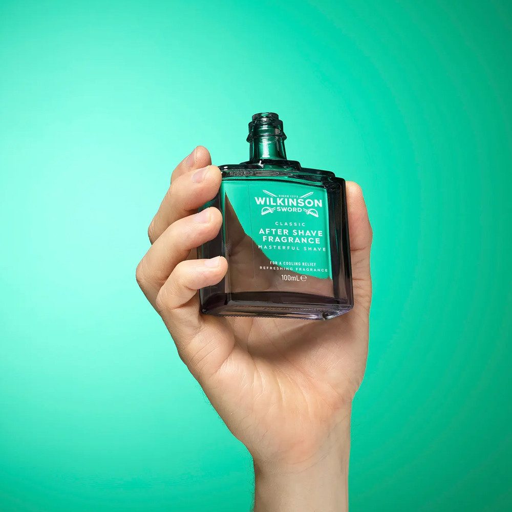 Wilkinson Rasierklingen Wilkinson Classic After Shave Refreshing Fragrance, 100 ml, 3-tlg., mit aufschäumenden Hautconditioner