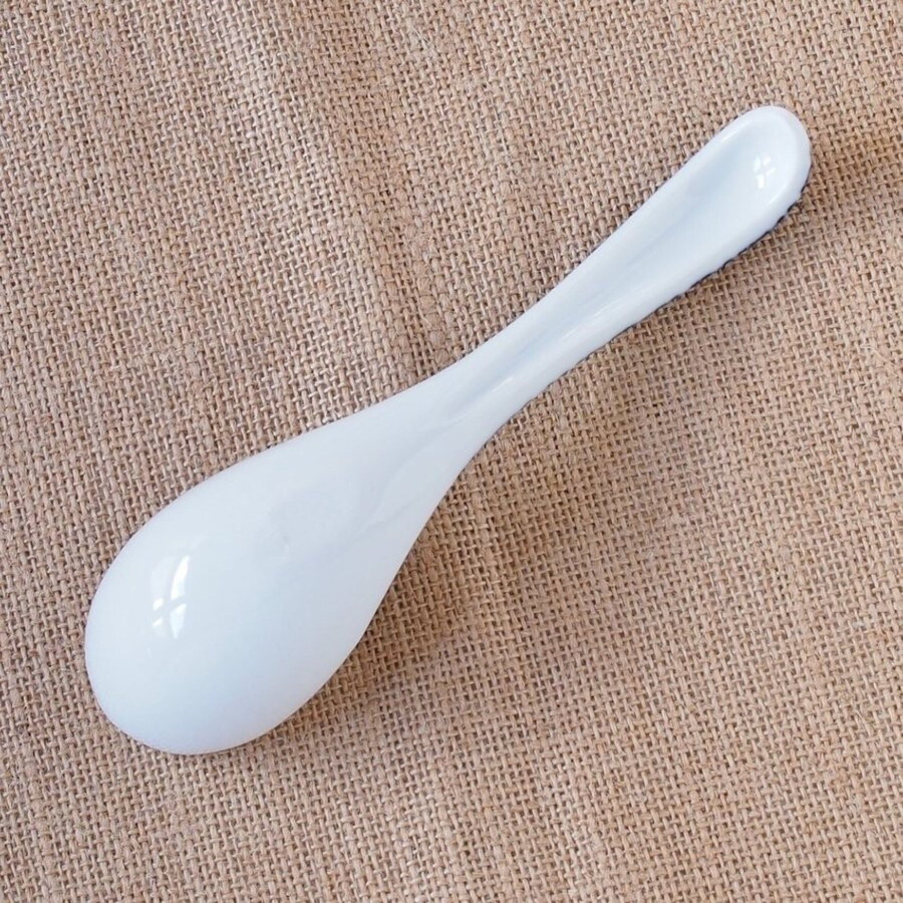 Minoru Touki Suppenlöffel japanische Suppenlöffel 'Renge' 17,5 cm Shiranami-Wal Set mit 2 Stück (2 Stück)