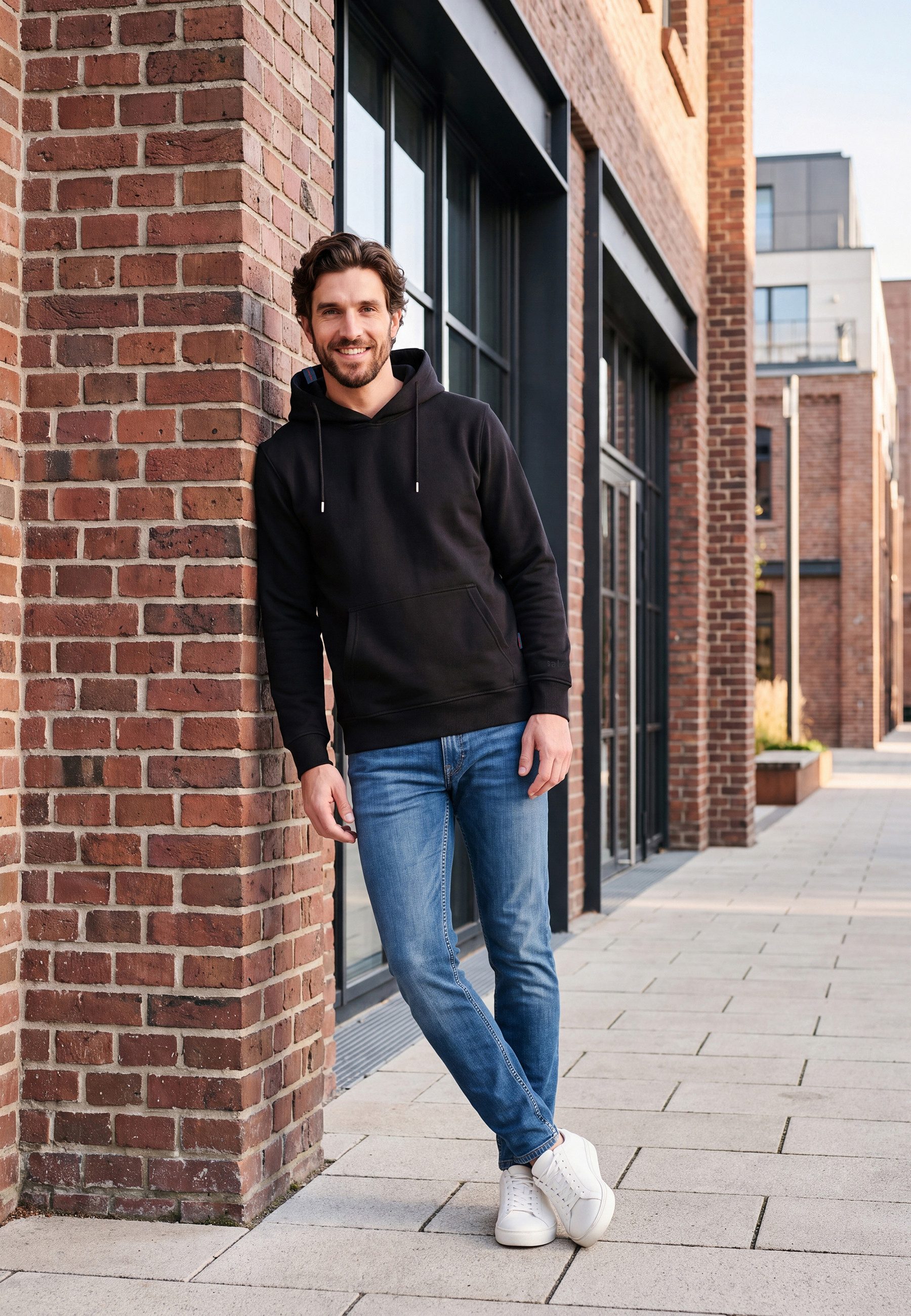 salzhaut Hoodie BODDEN Herren Regular Fit salzhaut Kapuzenpullover – bequemer Fit und nordisch klares Design
