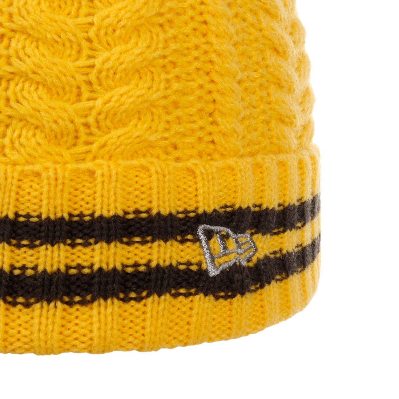 New Era Bommelmütze (1-St) Strickmütze mit Umschlag