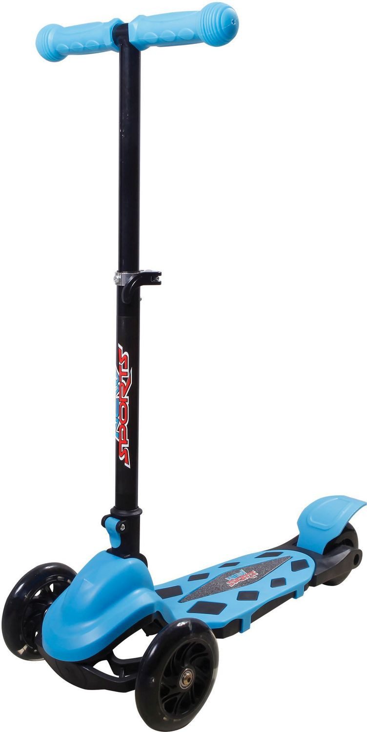 Kinderfahrzeug-Anhänger New Sports 3-Wheel Scooter Blau, 120 mm, ABEC 7