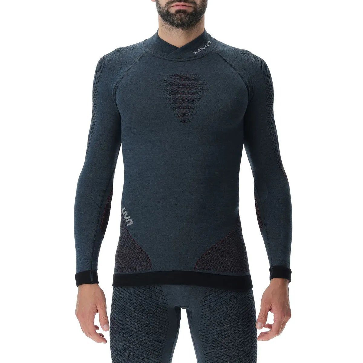 Langarmshirt Fusyon Turtleneck (aus hochwertiger Merinowolle, weich, mit)