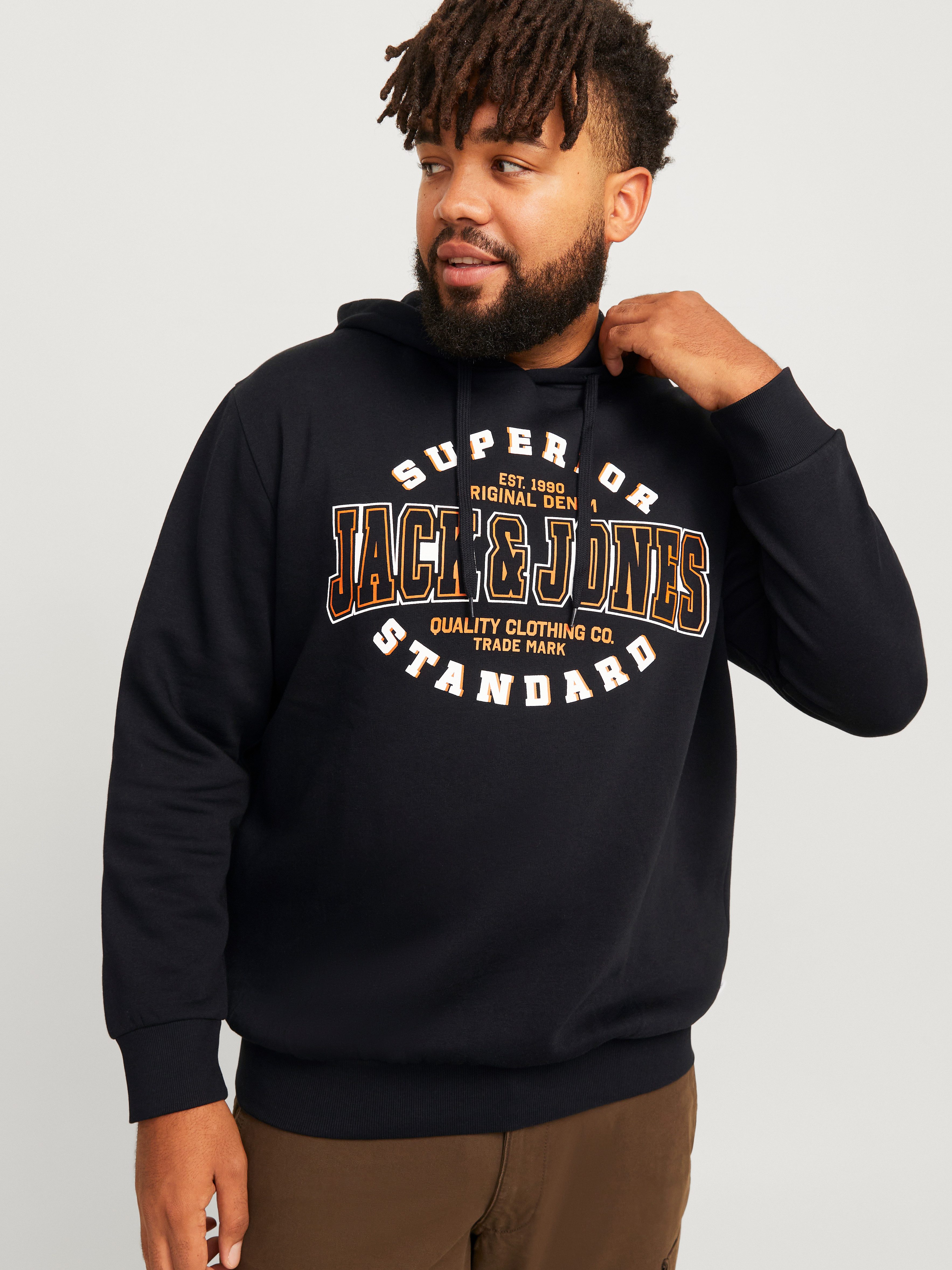 Jack & Jones PlusSize Hoodie JJELOGO günstig online kaufen