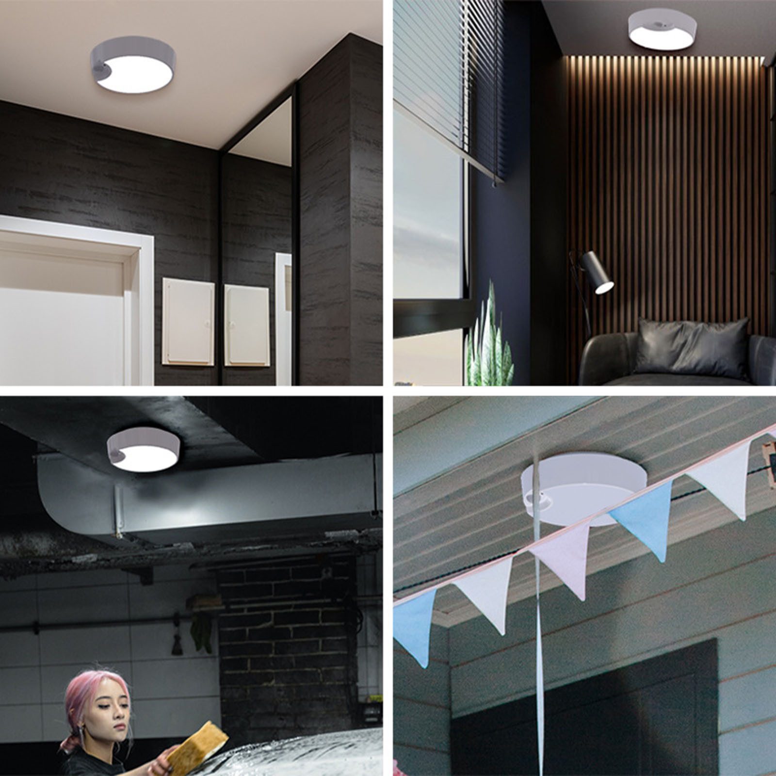 BlingBin LED Deckenleuchte Bewegungsmelder Lampe,LED Akku günstig online kaufen