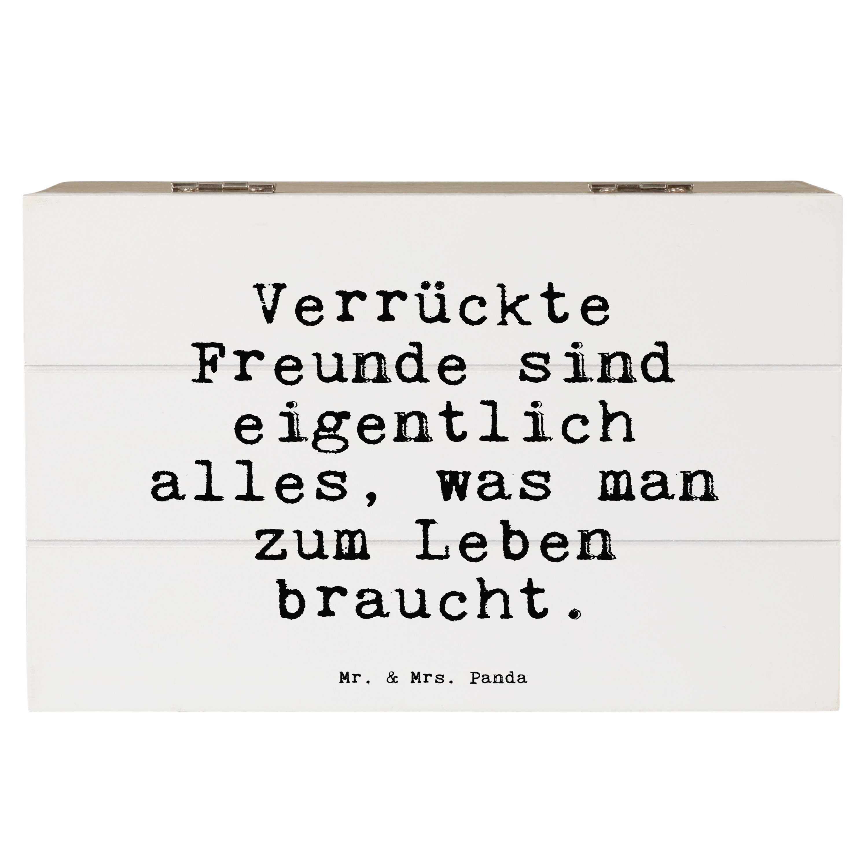 Mr. & Mrs. Panda Dekokiste »Verrückte Freunde sind eigentlich... Weiß