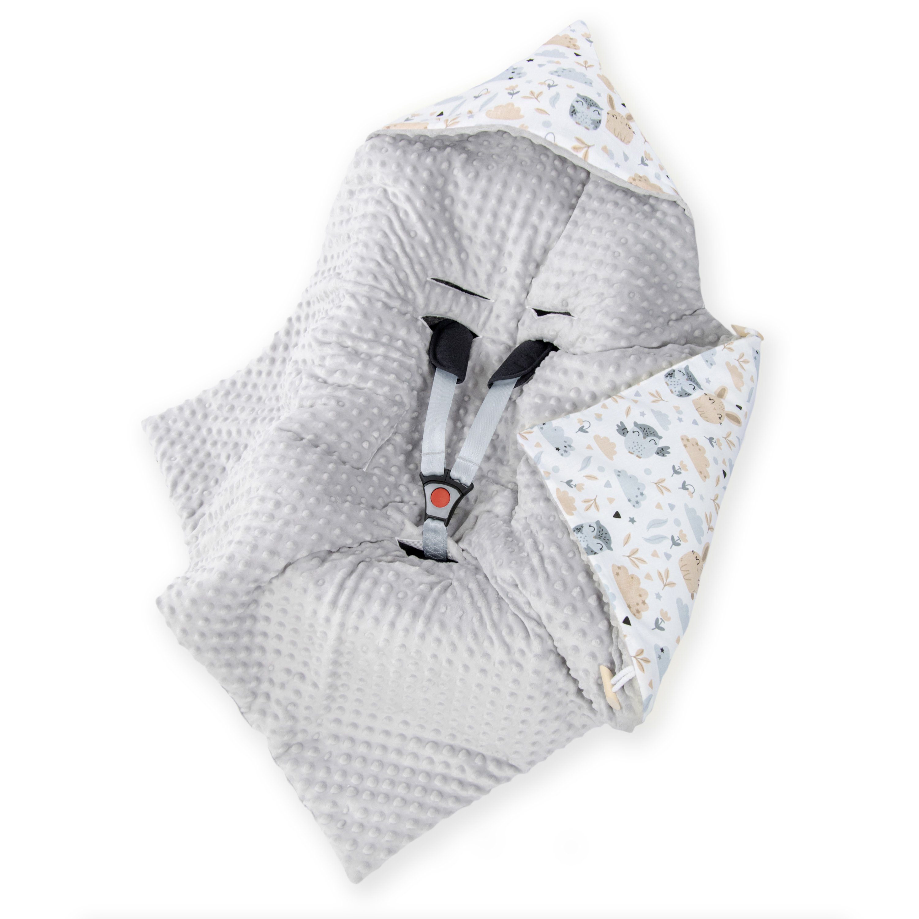 Einschlagdecke Babyschale - Kuscheldecke - Decke - Babydecke Baby für jede Jahreszeit