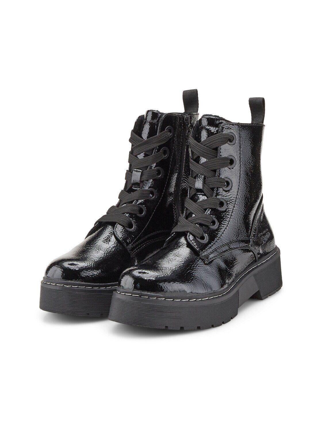 Klassische Stiefelette Stiefeletten Tom Tailor Grau Ankle Boots