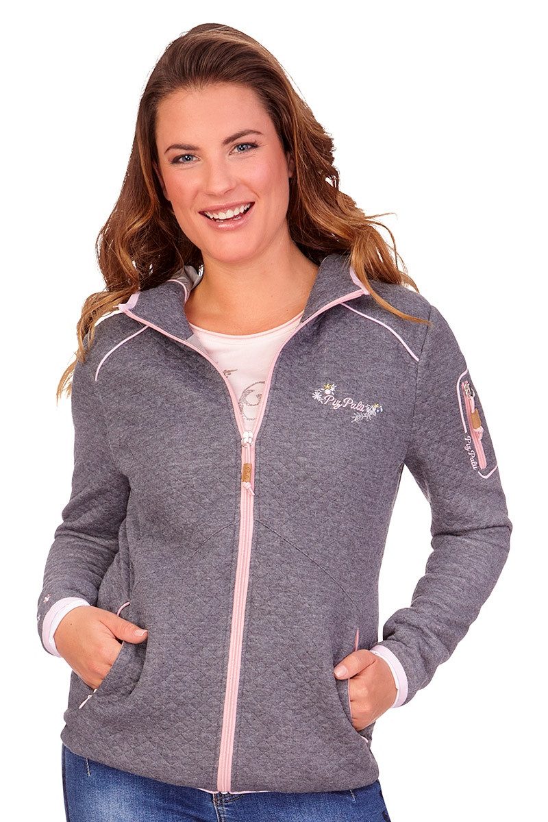 Piz Palü Outdoorjacke Outdoorjacke Damen - EICHENAU - grau/rosa