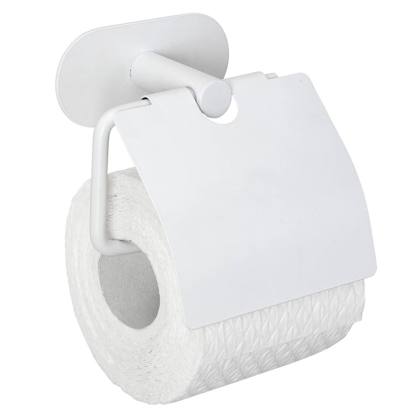 WENKO Toilettenpapierhalter Toilettenpapierhalter mit Deckel OREA, Turbo-Loc, WENKO