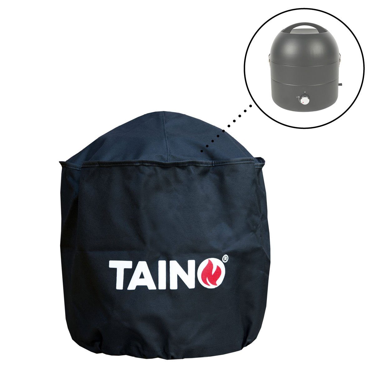 TAINO Grill-Schutzhülle Grill-to-go (1-St), Wetterschutz, Abdeckung, Oxford Gewebe, 30x40 (Hx)