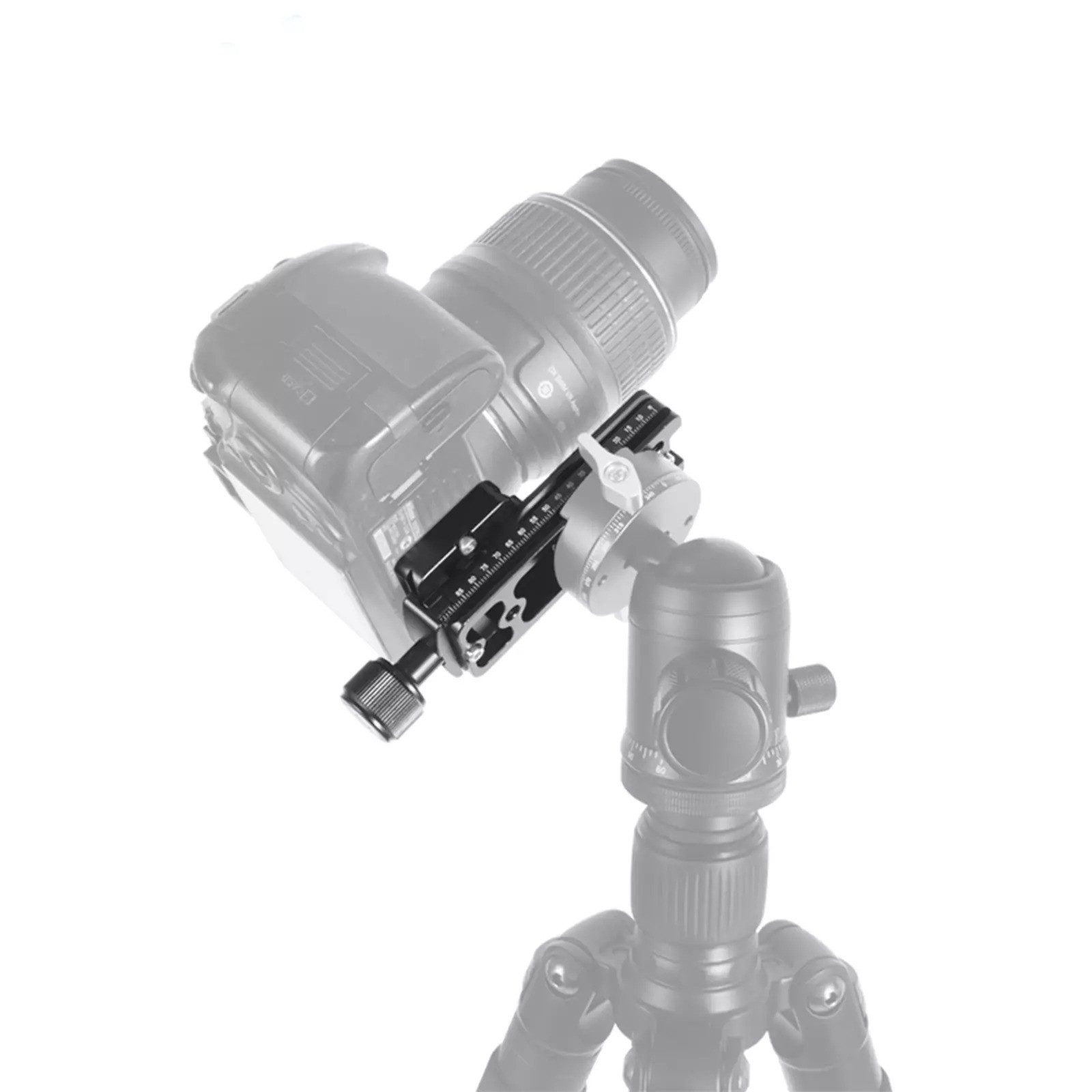 BEXIN Kamerahalterung 100mm Stativ Klemme mit Schnellwechselplatten Adapter für DSLR Kamer