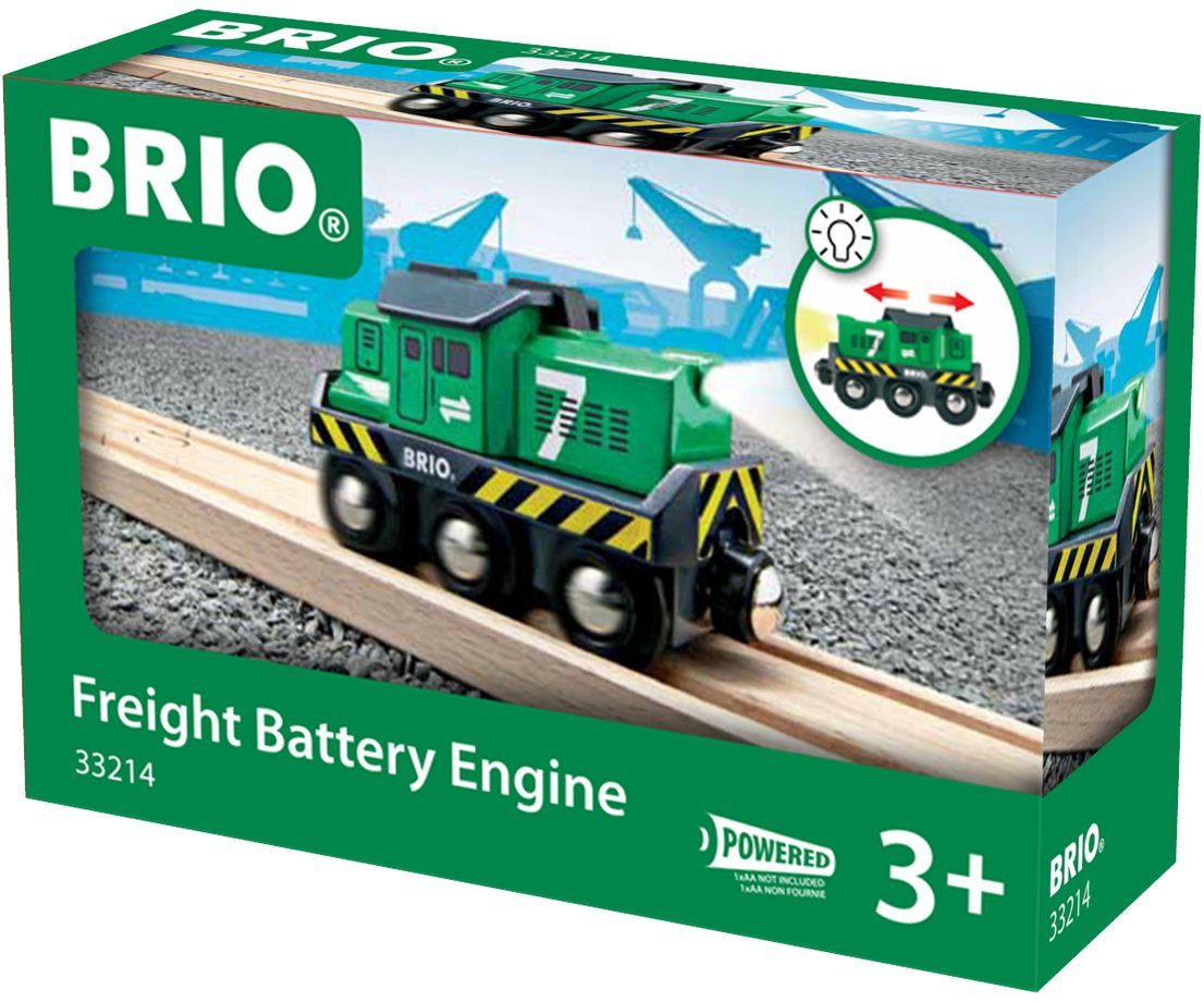 BRIO® Spielzeug-Eisenbahn BRIO® WORLD, Batterie Frachtlok, günstig online kaufen