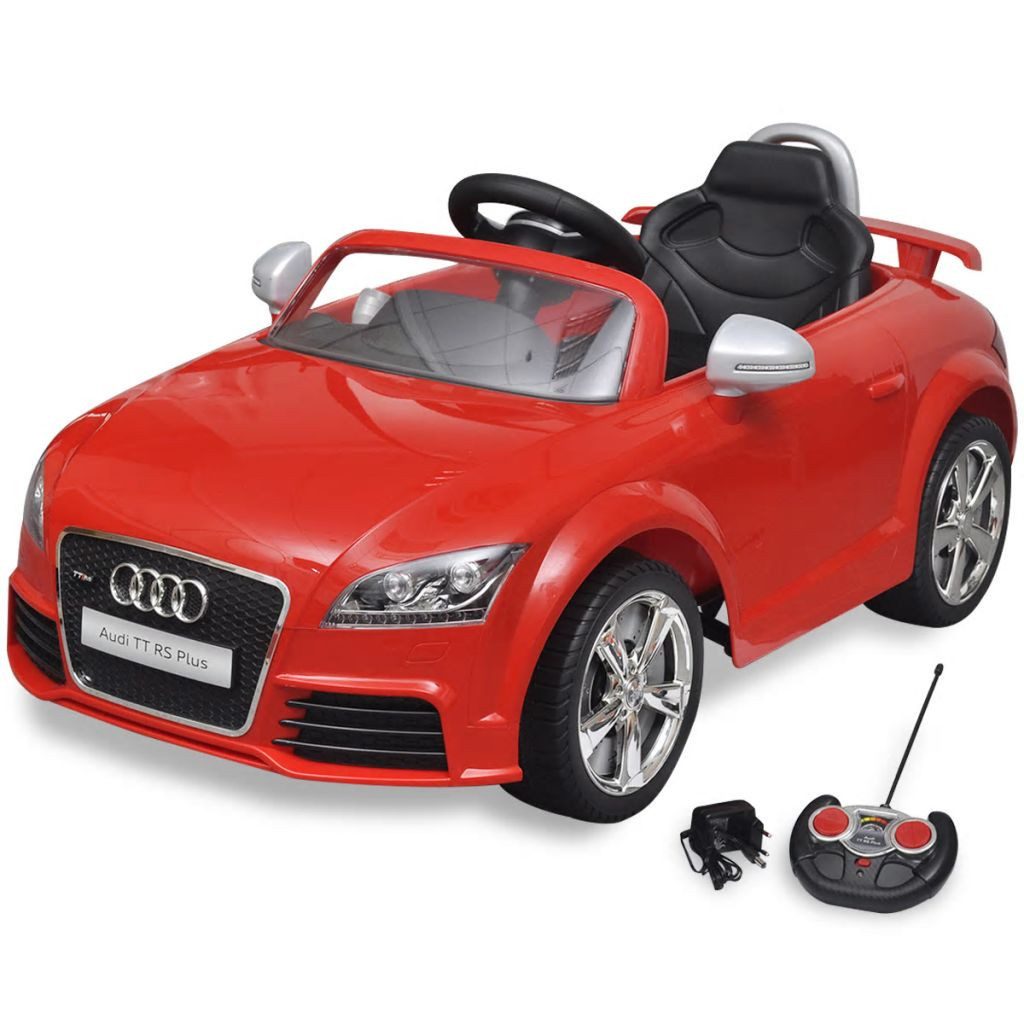 vidaXL Elektro-Kinderauto Kinderfahrzeug Auto Elektroauto Kinderauto Audi TT RS mit Fernsteuerun