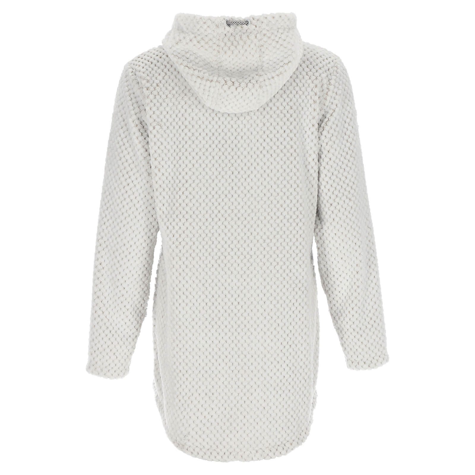 modAS Strickfleecejacke Damen Fleecemantel in lockerer günstig online kaufen