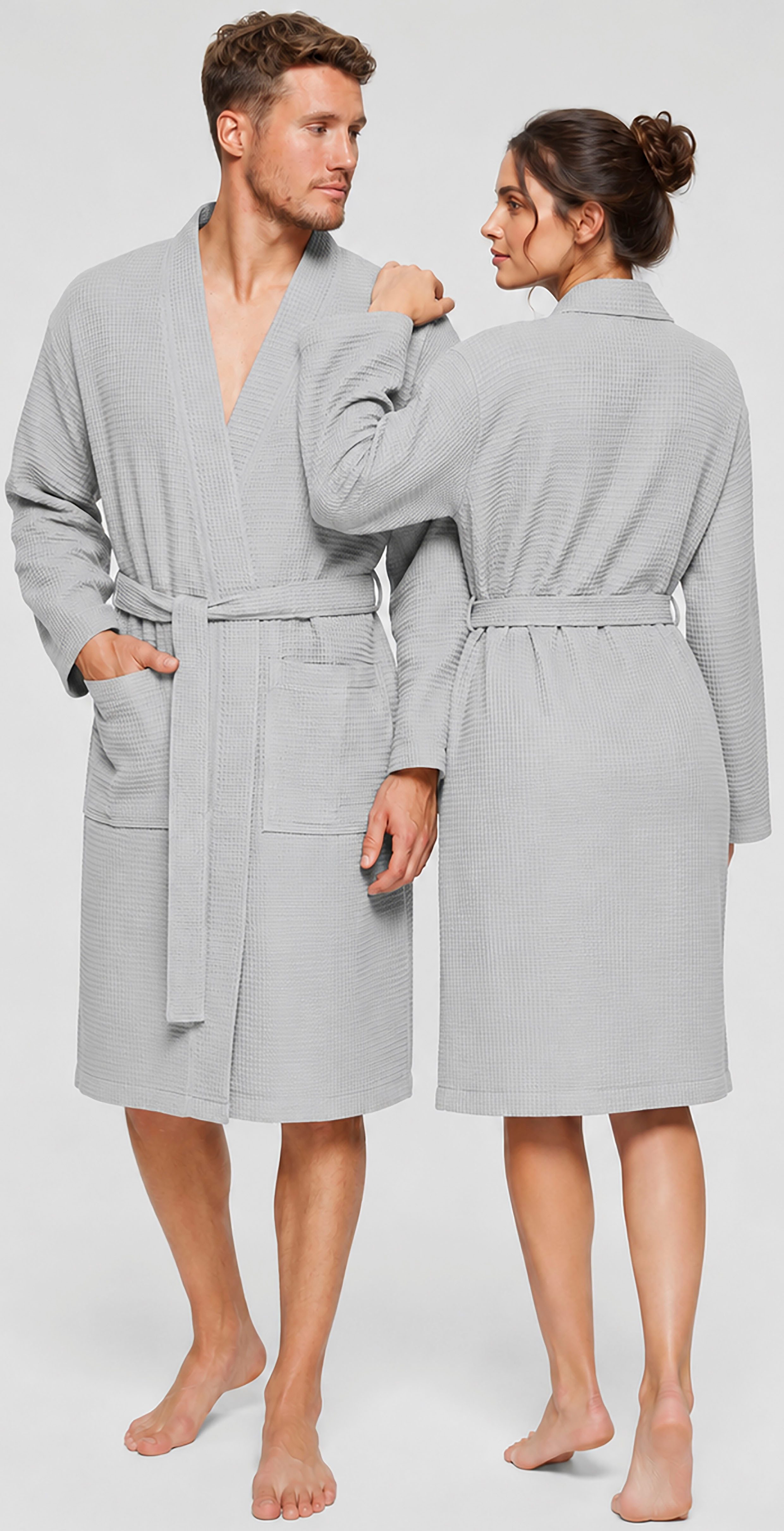 Unisex-Bademantel Nora, ideal für Sauna & Spa, Hotelbademantel, Morgenmantel