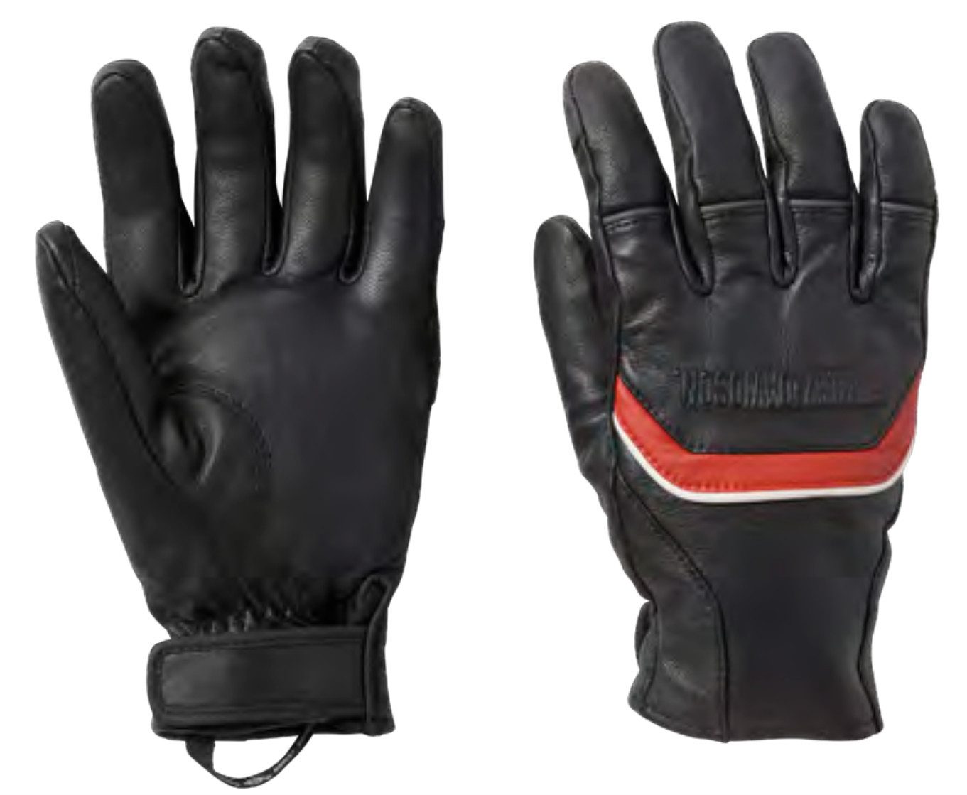 HARLEY-DAVIDSON Motorradhandschuhe Handschuhe Trenton Leder - Schwarz -  Herren