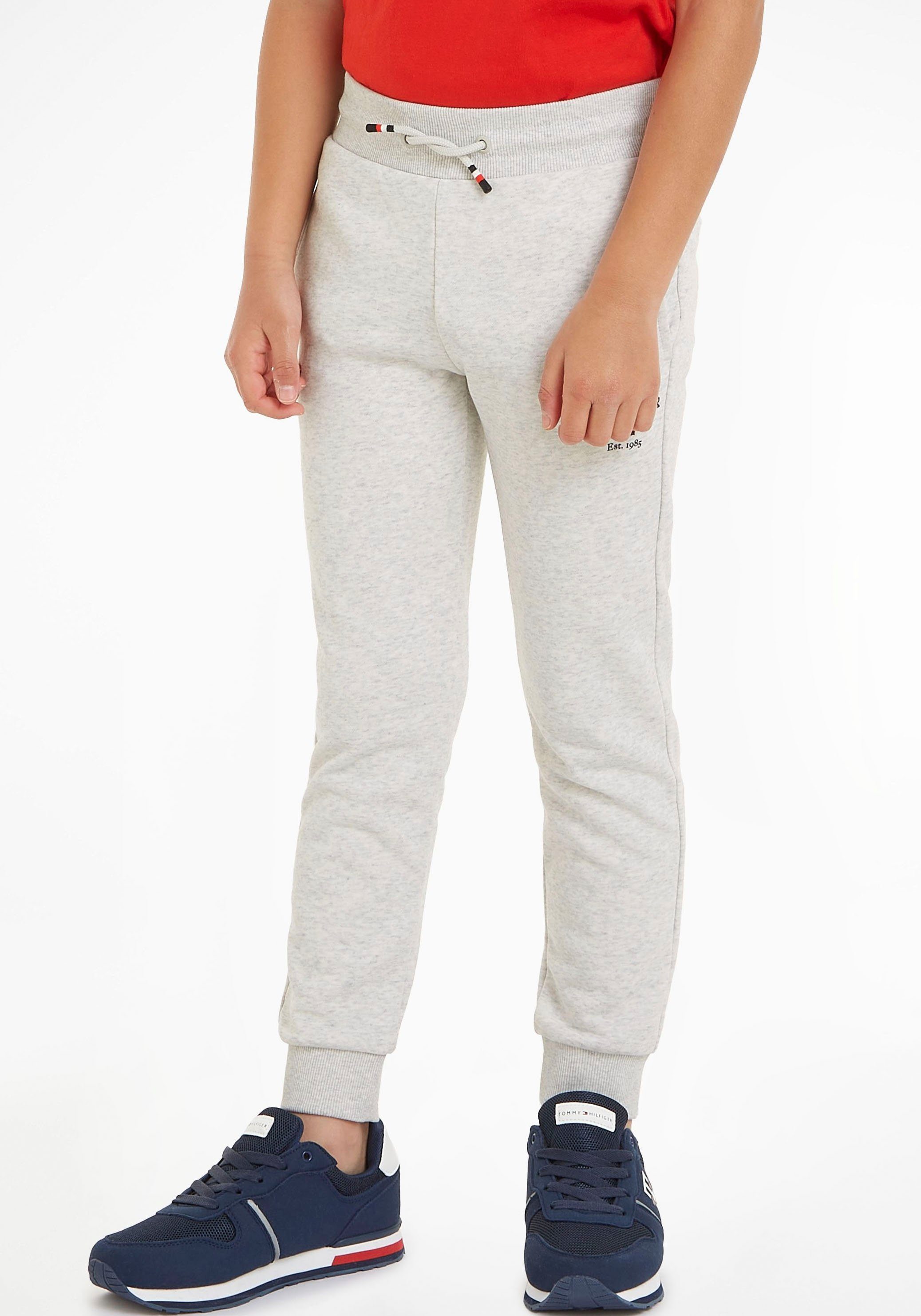 New_Light_Grey_Heather SWEATPANTS Hilfiger TH Tommy LOGO Sweathose