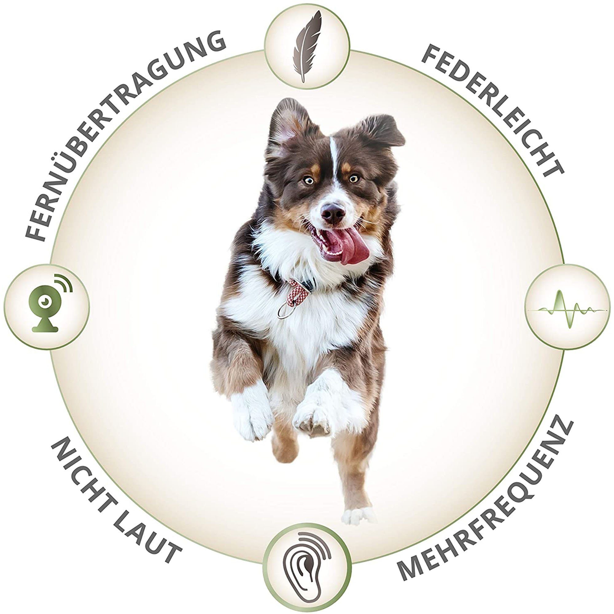 NELADE® Hundepfeife Hundepfeife Blau