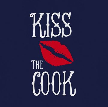 Shirtracer Kochschürze Kiss the cook, (1-tlg), Küchenschürze zum Kochen