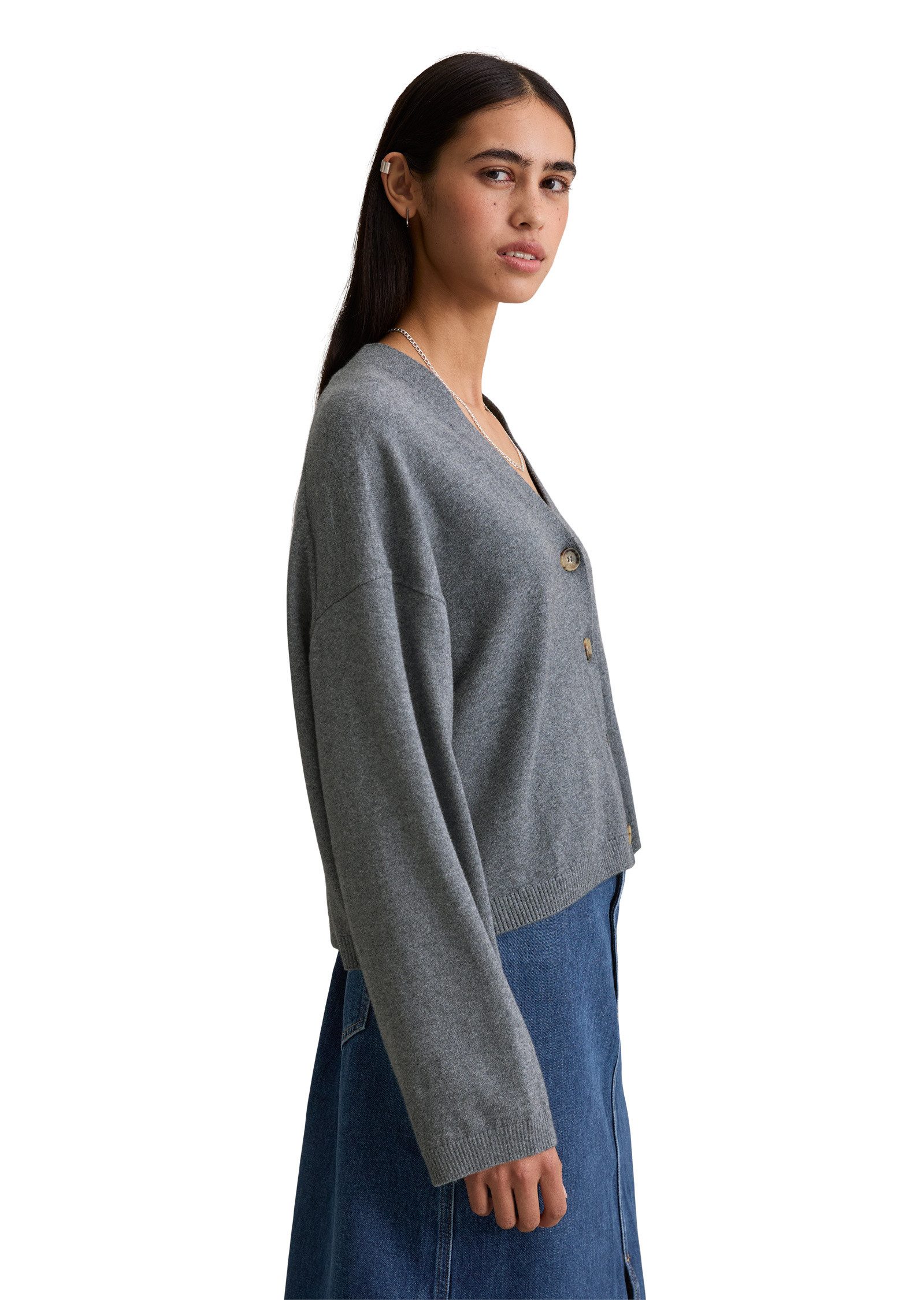 Marc O'Polo DENIM Cardigan aus Soft Cotton Stretch günstig online kaufen