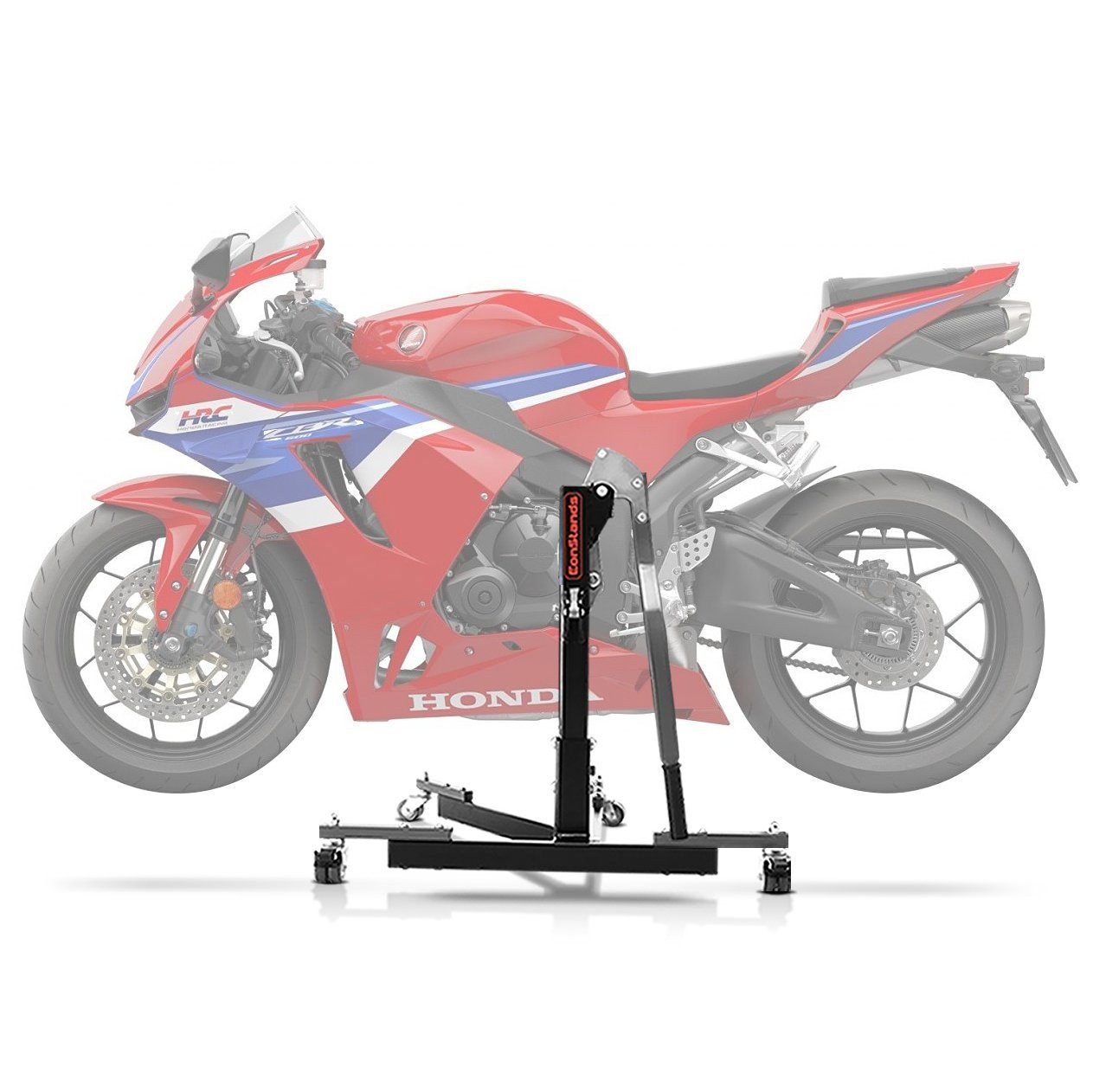 ConStands Motorradheber CS Power Evo-Zentralständer für Honda CBR 600 RR 24-26 Grau