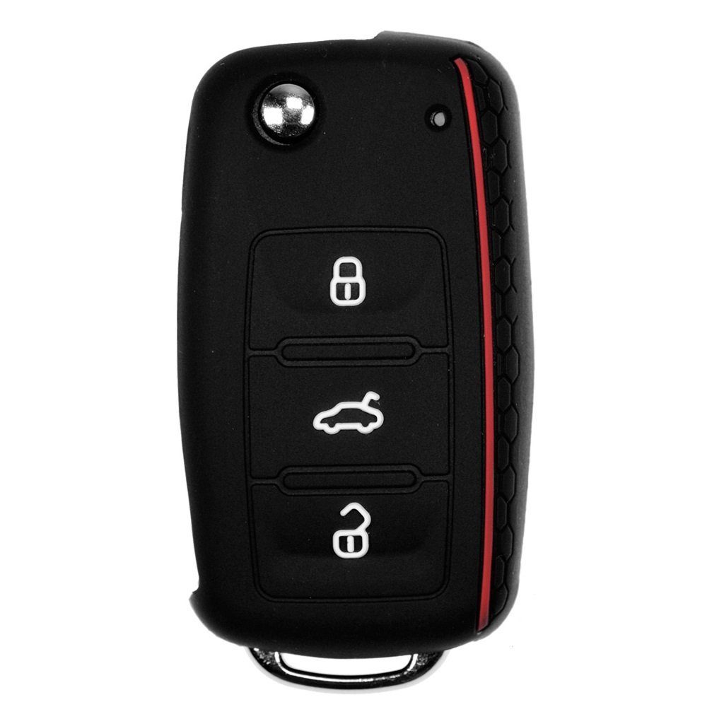 mt-key Schlüsseltasche Autoschlüssel Softcase Silikon Schutzhülle günstig online kaufen