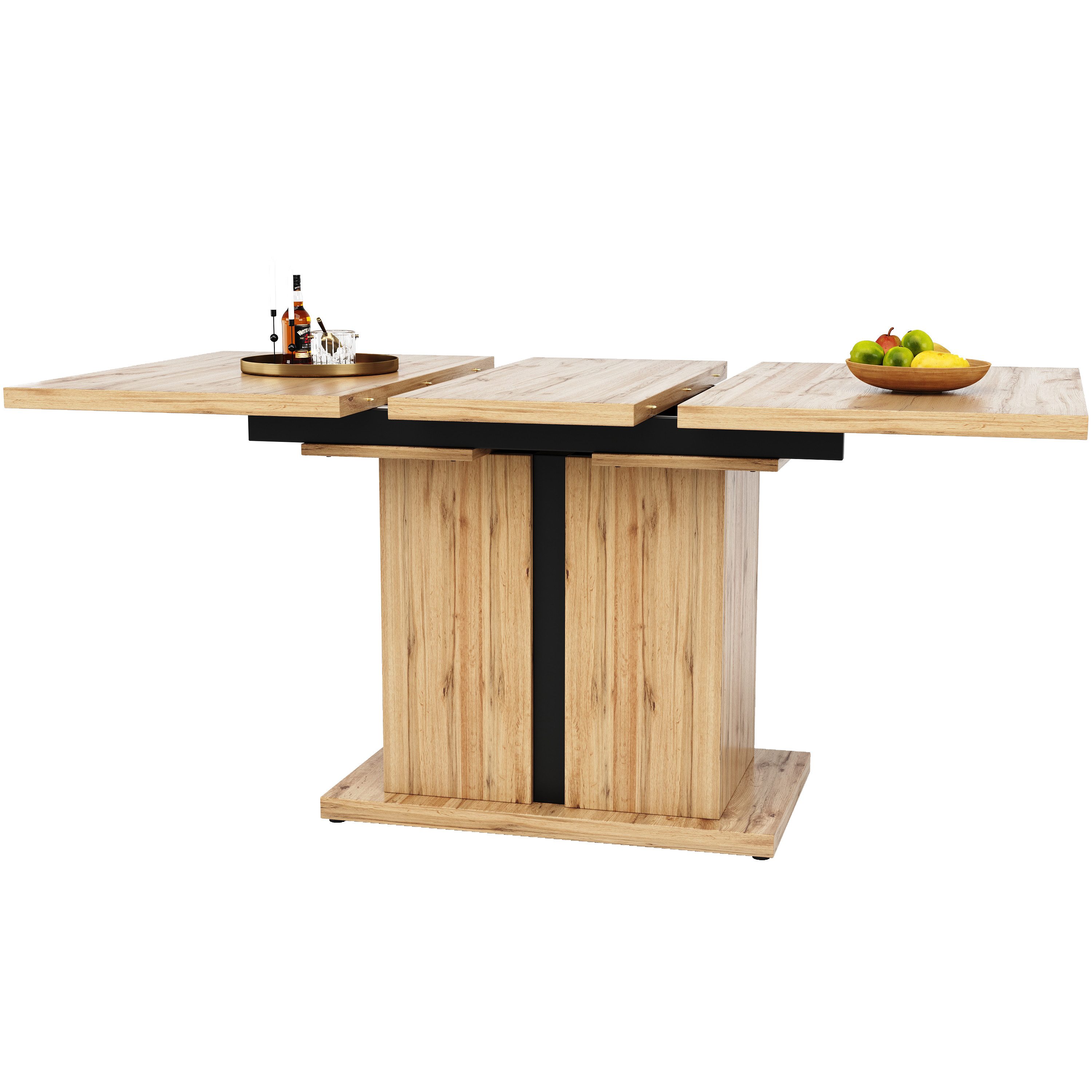 HAUSS SPOLE Esstisch Ausziehbarer Esstisch 119-158,5x80cm günstig online kaufen