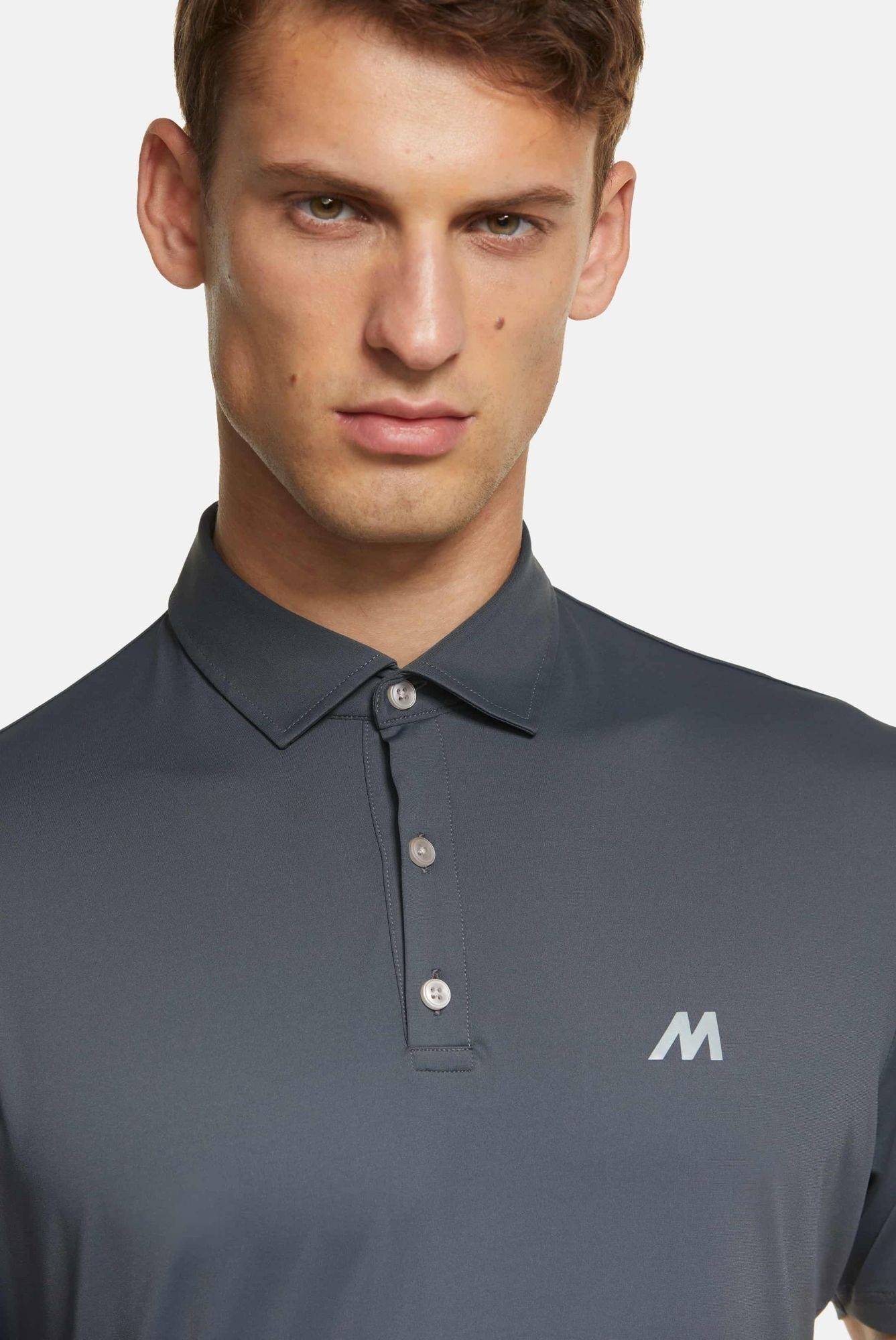 charcoal Poloshirt in Europa hergestellt wird Tiger MEYER Nachhaltig