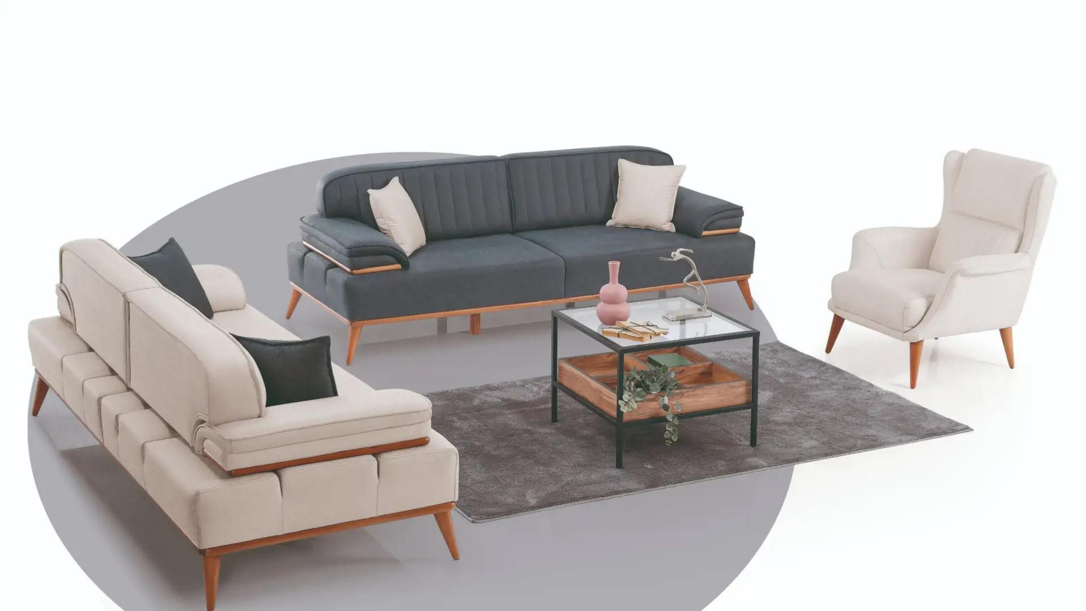 gowoll Polstergarnitur 3 Sitzer Sofa mit günstig online kaufen
