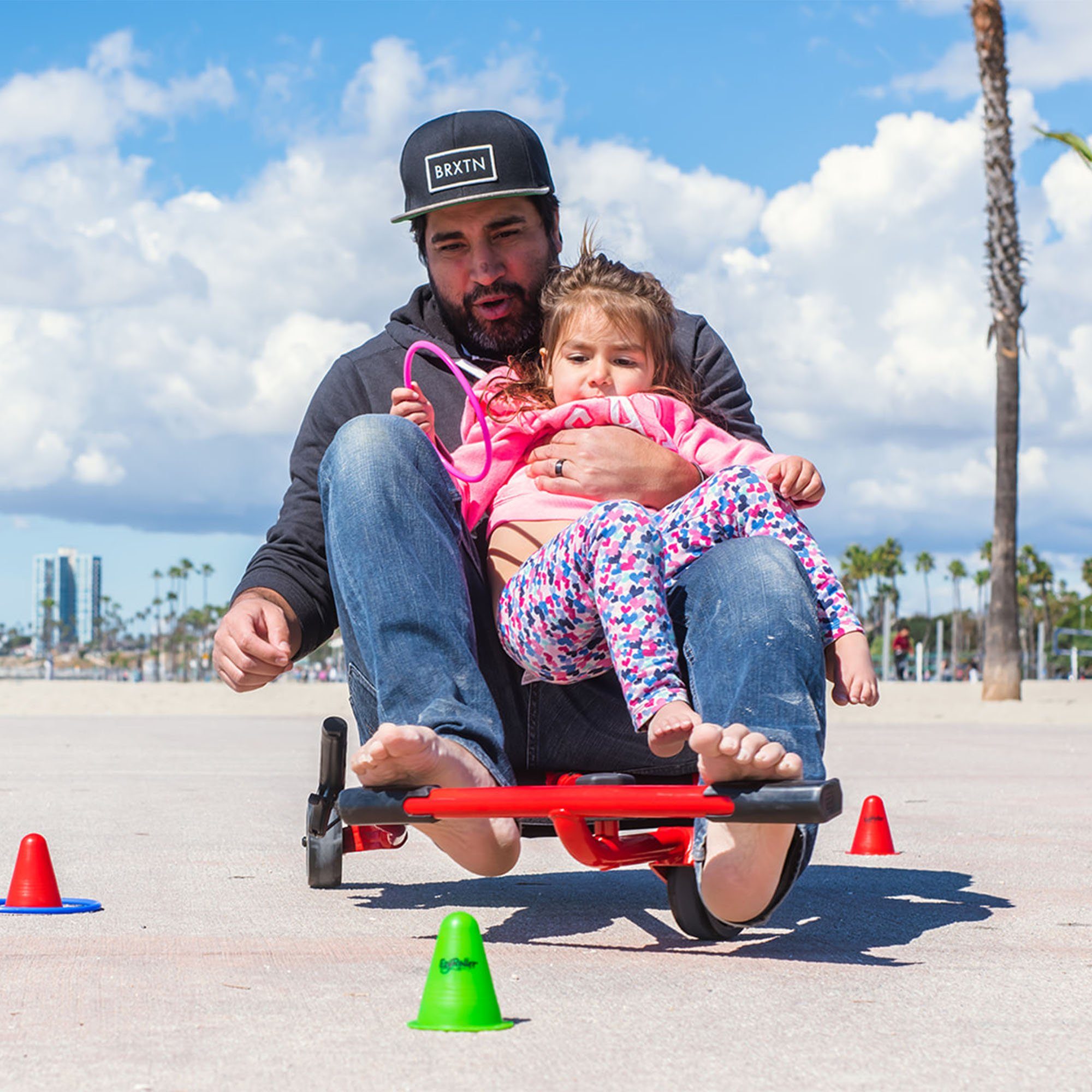 EzyRoller Tretfahrzeug Pro X, Fun Fahrzeug Dreirad für Jugendliche und Erwachsene Trike ab 10 Jahre