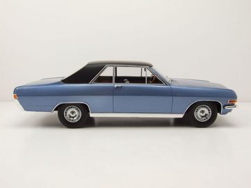 Schuco Modellauto Opel Diplomat A Coupe 1965 - 1967 blau metallic schwarz Modellauto, Maßstab 1:18