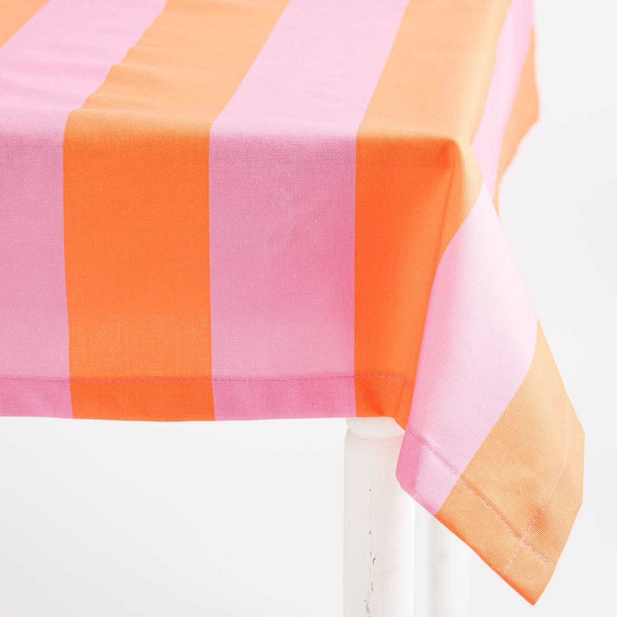 SCHÖNER LEBEN. Tischdecke Tischdecke Streifen orange günstig online kaufen