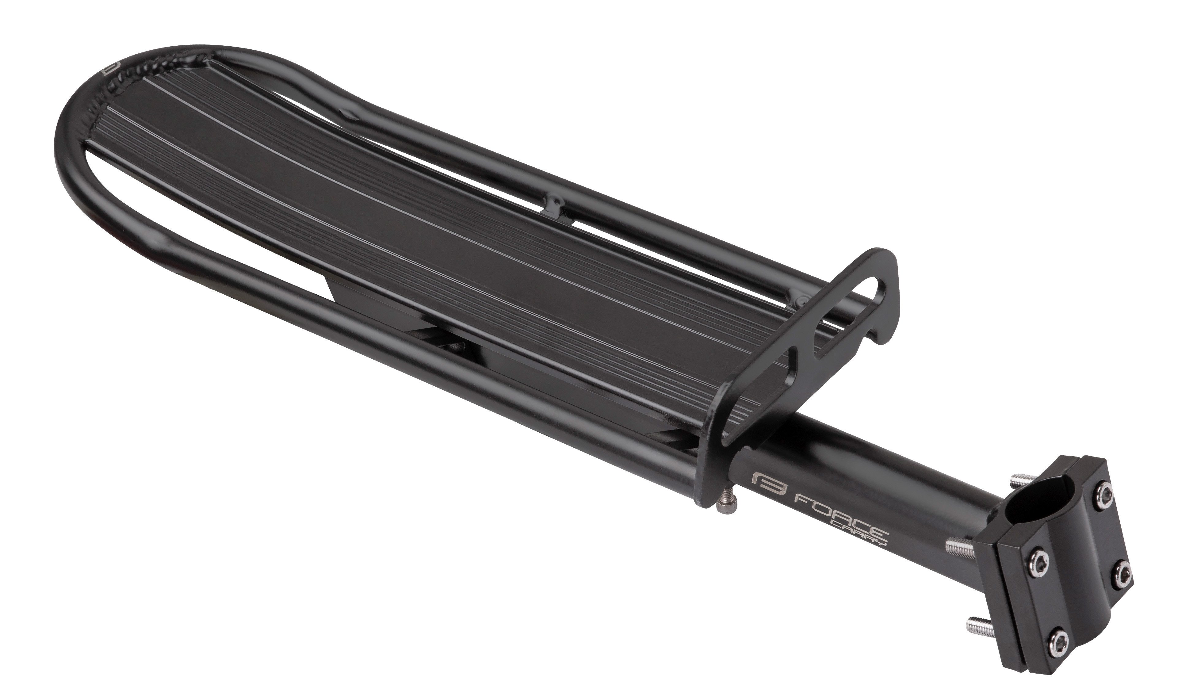 Fahrrad-Gepäckträger Force Aluminium Gepäckträger Carry für Sattelstütze bis 10kg